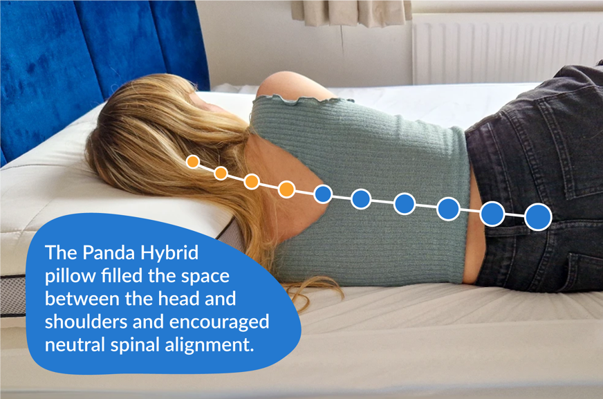 panda hybrid pillow side sleeper